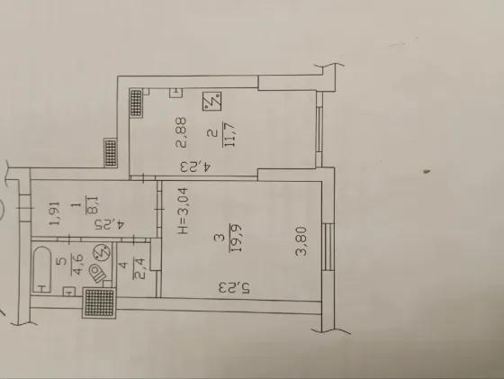 1-комн. квартира, 50 м² · Донецк, Киевский район · фото 1