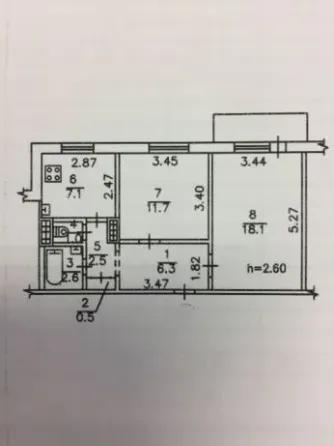 2-комн. квартира, 51 м² · Донецк, Будённовский район · фото 1
